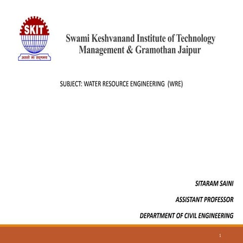 Design of gravity dams | PPTX