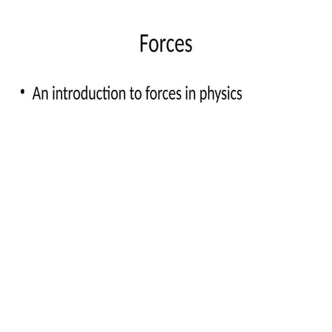 Introduction to forces.pptx