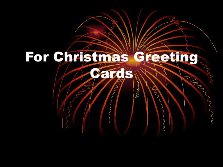 Writing Tips: Christmas Greeting Cards