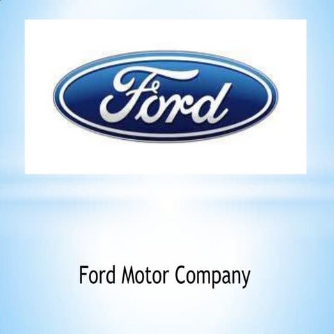 Ford | PPTX