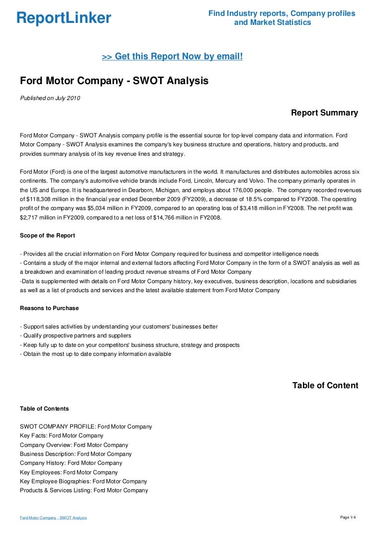 Ford target market demographics 2020 picture