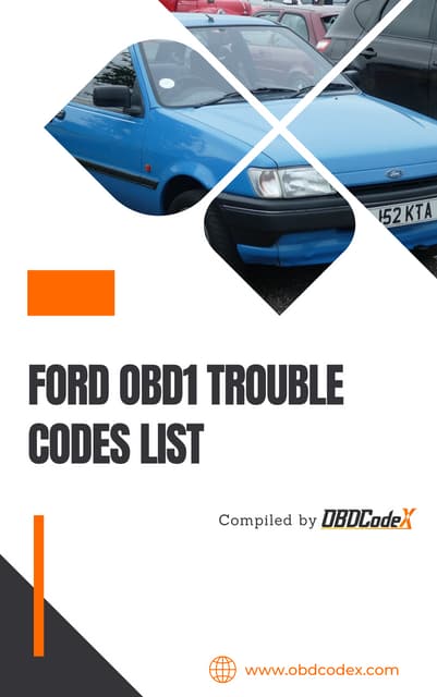 OBD1 Code Reader Scanner – Reads Trouble Codes For Ford & Other MCU-Based Vehicles, Check Engine Light