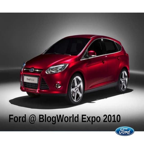 Ford @ BlogWorld Expo