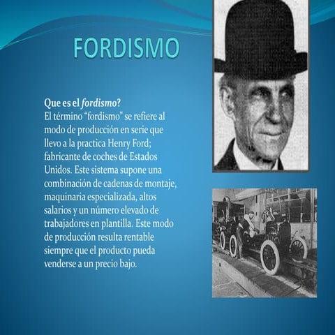 Fordismo | PPTX