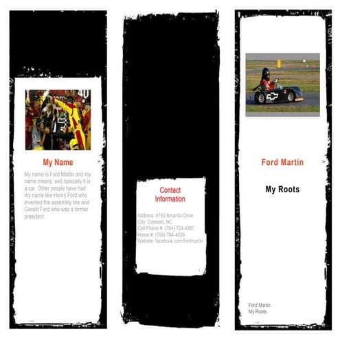 2017 Racing Resume | DOCX