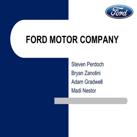 Ford Motor Company | PPTX