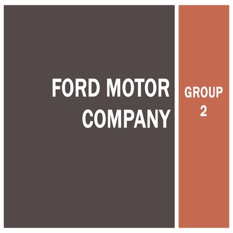 Ford motor company