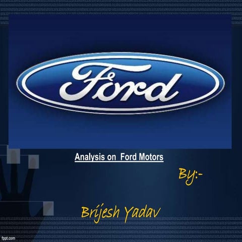 Ford motors ppt