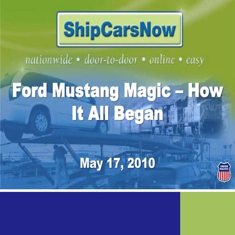 Ford Mustang Magic – How It All Began