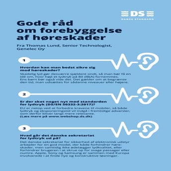 Gode råd om forebyggelse af høreskader
