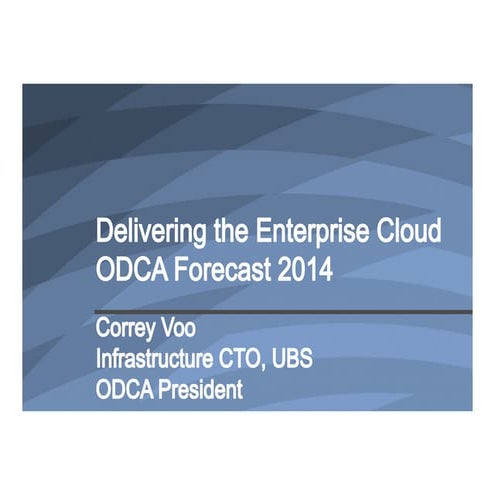 Forecast 2014: Opening Keynote