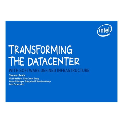 Forecast 2014 Keynote: Re-architecting the Data Center for the Digital Servic...