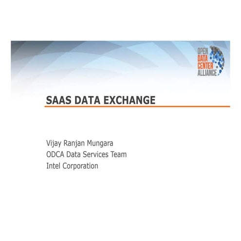 Forecast 2014: SaaS Data Exchange