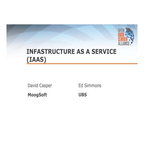 Forecast 2014: Infrastructure as a Service (IaaS)