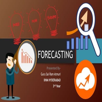 Forecasting