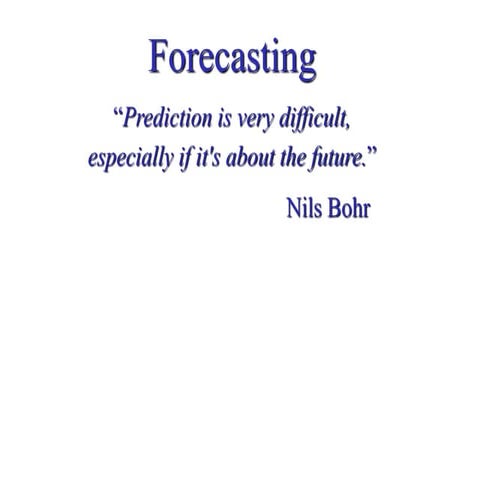 Forecasting- demand and its importance and scope