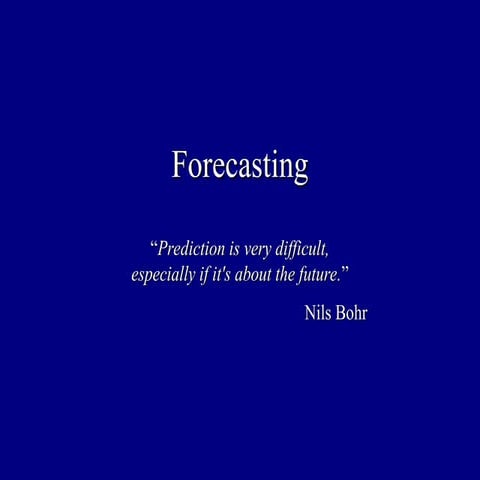 Forecasting  linear aggression time series.ppt