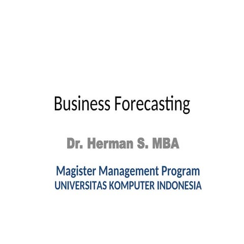 forecasting manajemen operasional ...ppt