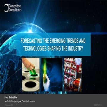 Forecasting the emerging trends and technologies shaping the industry