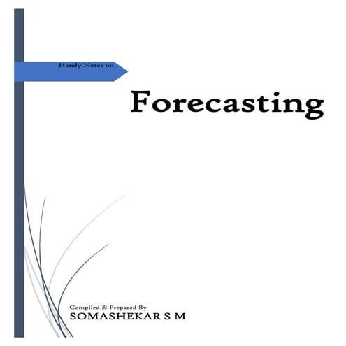 Forecasting 