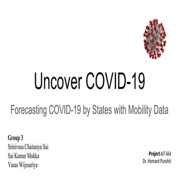 Forecasting covid 19 by states with mobility data 
