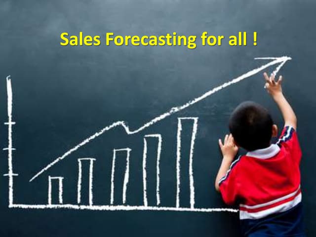 Sales Forecasting Basics