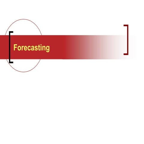 Forecasting_Quantitative Forecasting.pptx