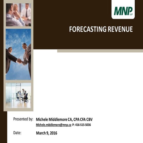 Forecasting Revenue