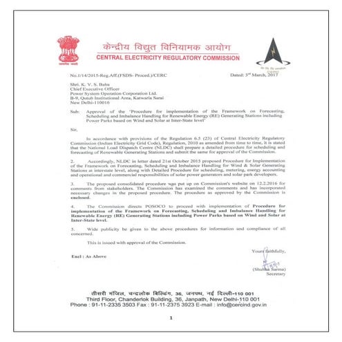 Forecasting, scheduling and imbalance handling for Solar Wind Energy