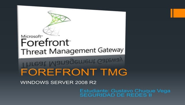Forefront tmg