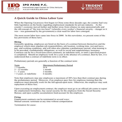 Business in distress China 