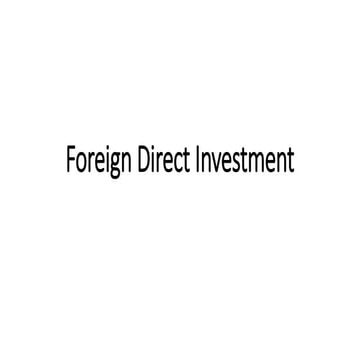 Foreign Direct Investment.ppt