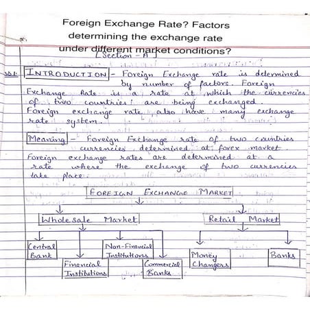 Foreign Exchange Management | B.COM SEM-6TH | Hand Written Notes | by Ritish ...