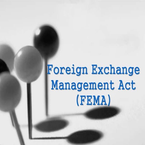 Foreign Exchange Management Act (FEMA)
