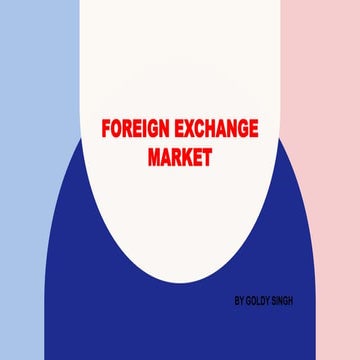 Understanding the Foreign Exchange Market