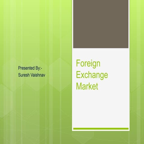 Foreign exchange market