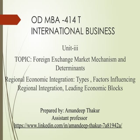 Foreign Exchange market ,unit -iii  (1).pptx