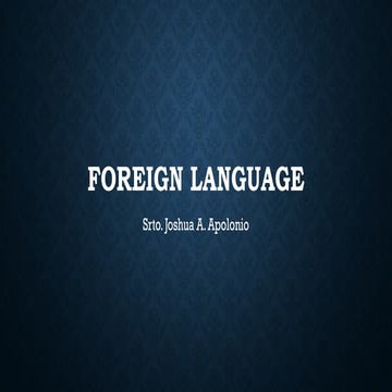 Foreign Language spanish in Englisg.pptx