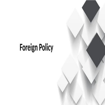 Foreign Policy of Pakistan and other countries