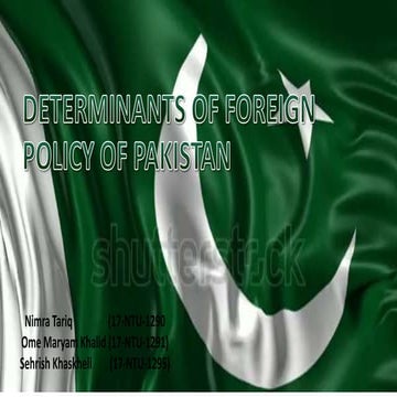 Foreign policy of pakistan