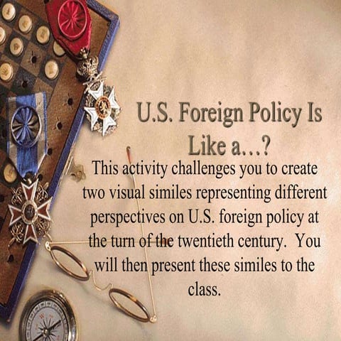 Foreign policy simile project