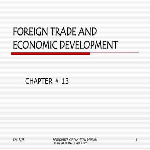 Foreign trade and economic development.ppt