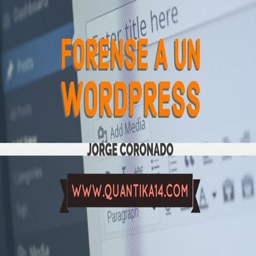 Forense en WordPress