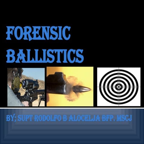 FORENSIC-BALLISTICS-2 new.pptx Lessons and discussions