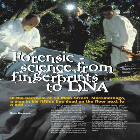 Forensic science%20from%20fingerprints%20to%20 dna