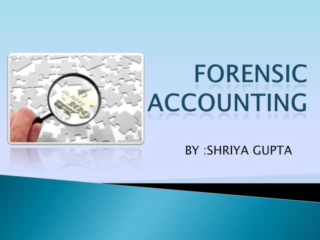 Forensic accounting ppt (2)