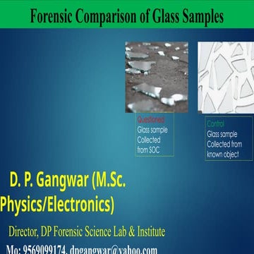 Forensic Comparison of glass samples.pptx