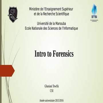 Forensics