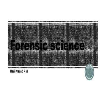 "Unlocking The Power of Forensic Science