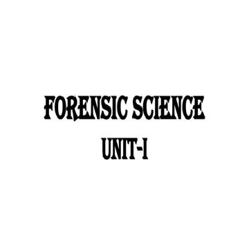 INTODUCTION TO FORENSIC NURSING-FORENSIC SCIENCE .pptx